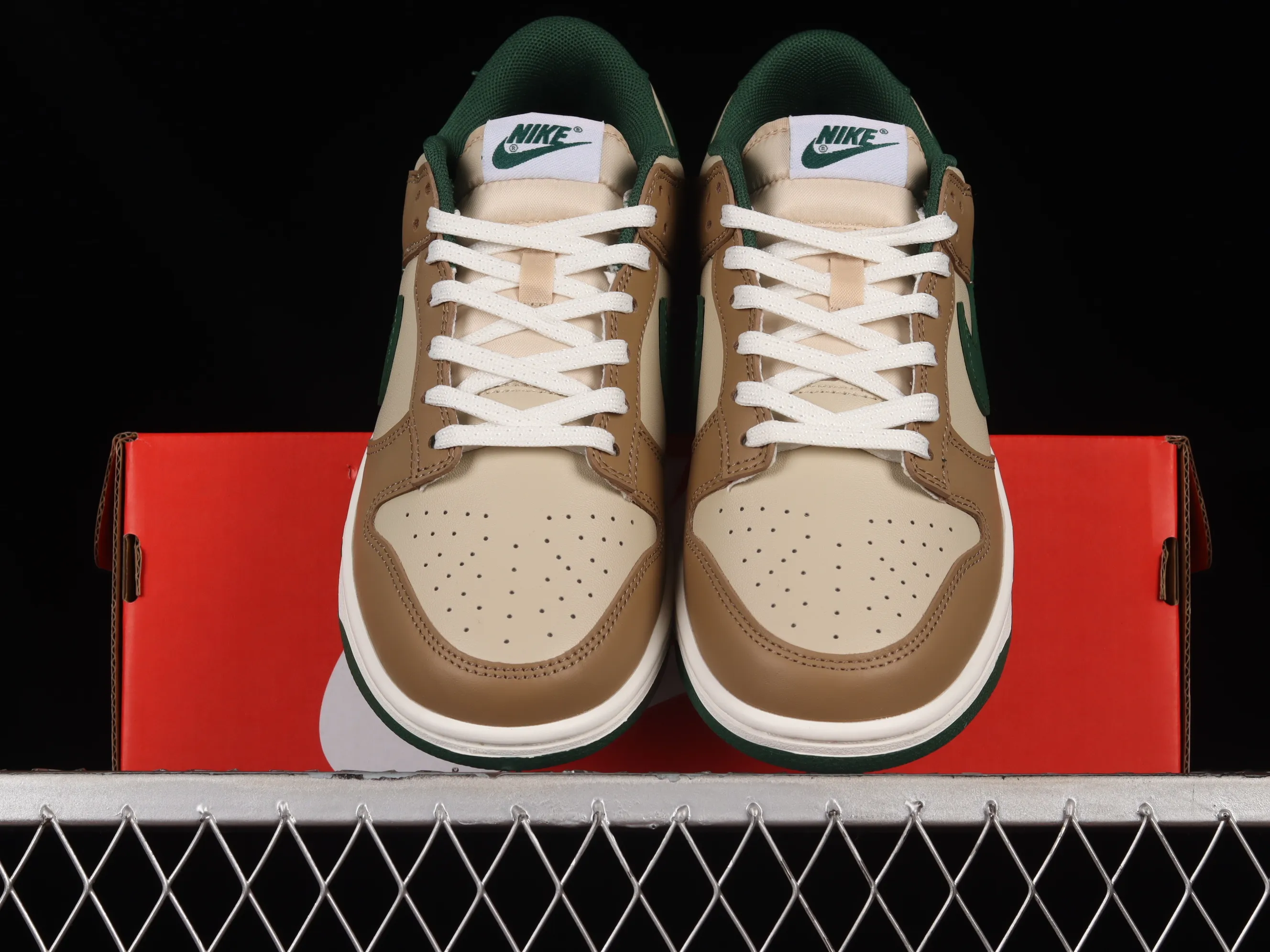 All categories Nk SB Dunk series Nk SB Dunk Low low-top sneakers J version Nk Dunk Low "Tans" retro green SB low-top sports and leisure sneakers FB7160-231